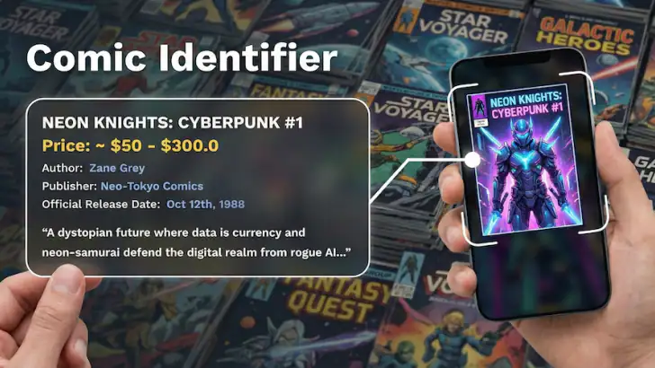 Comic Book Price Value Scanner feature graphic