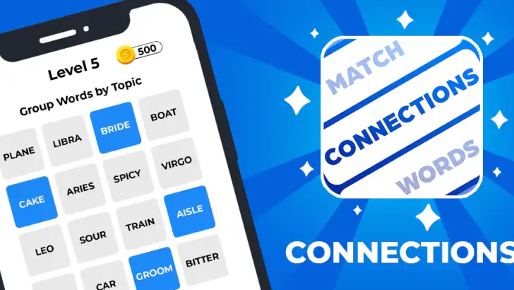 Connections Word Game feature graphic