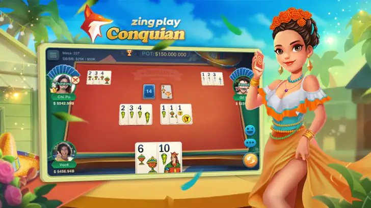 Conquian - ZingPlay feature graphic