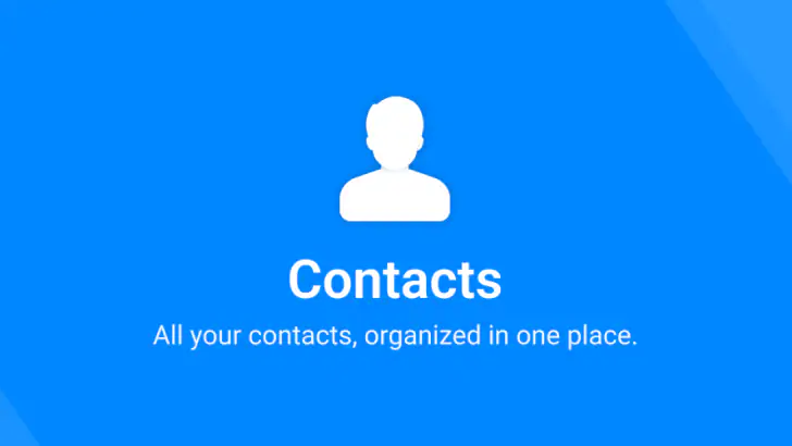 Contacts feature graphic