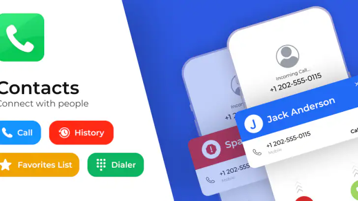 Contacts - Caller ID & Spam feature graphic