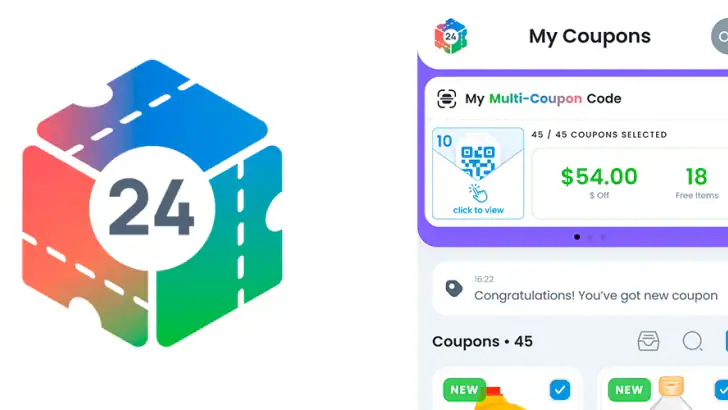 Coupon24: Coupons from Brands feature graphic