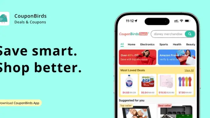 CouponBirds: Deals & Coupons feature graphic