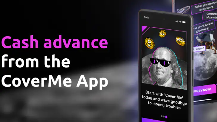 CoverMe - Instant Cash Advance feature graphic