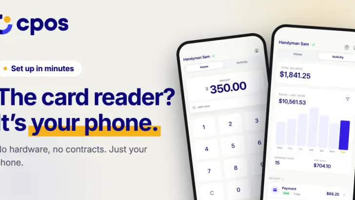 CPOS: Tap to Pay Card Reader feature graphic