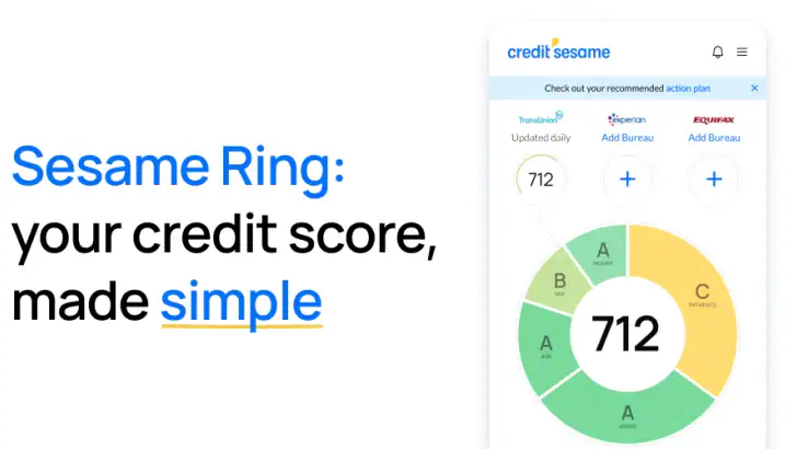 Credit Sesame: Grow your score feature graphic