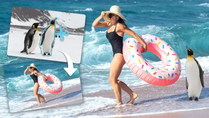 Cut and Paste Photo Editor feature graphic