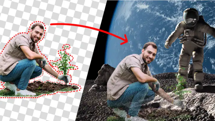Cut and Paste Photos feature graphic
