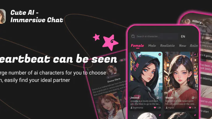 Cute AI - Immersive Chat feature graphic