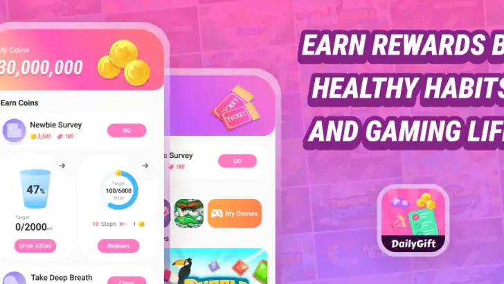 DailyGift: Earn Reward feature graphic