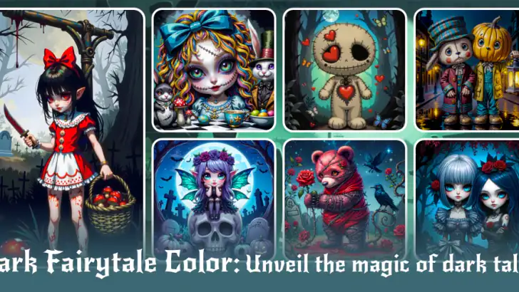 Dark Fairytale Color by Number feature graphic