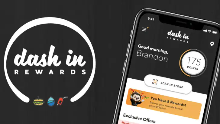 Dash In Rewards feature graphic