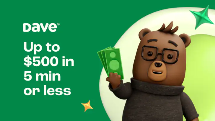 Dave: Credit, Cash & Money App feature graphic
