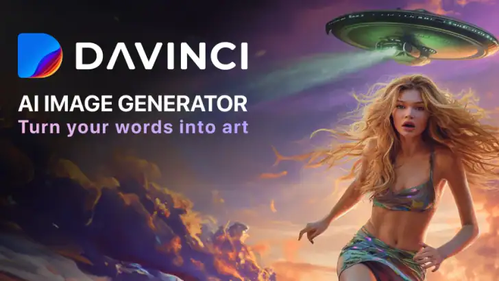 DaVinci - AI Image Generator feature graphic