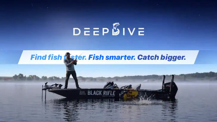 Deep Dive - Bass Fishing App feature graphic