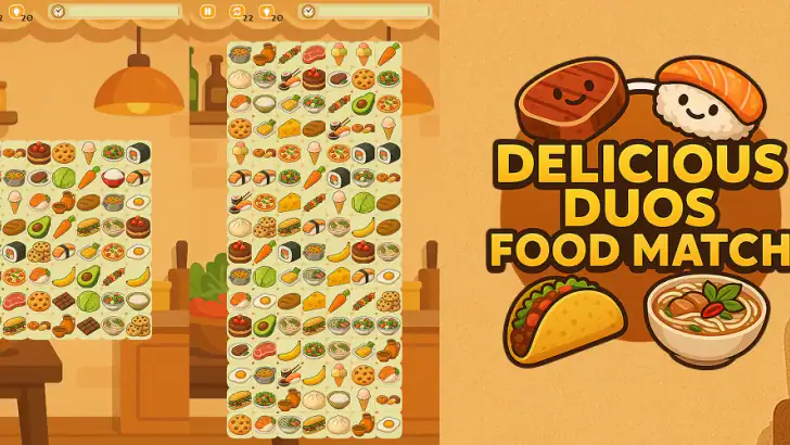 Delicious Duos: Food Match feature graphic