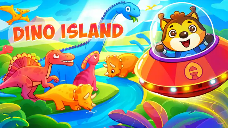 Dinosaur games for toddlers feature graphic