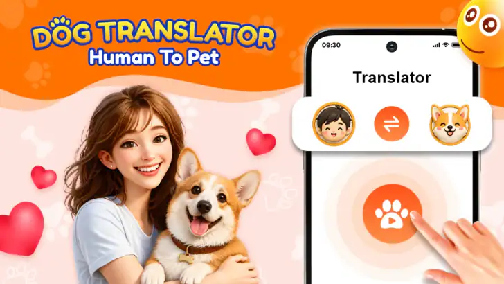 Dog Translator - Human to Pet feature graphic