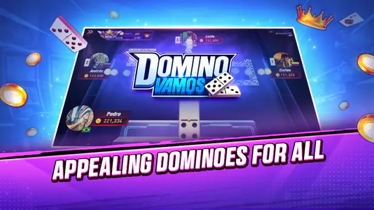 Domino Vamos - Slots & Poker feature graphic