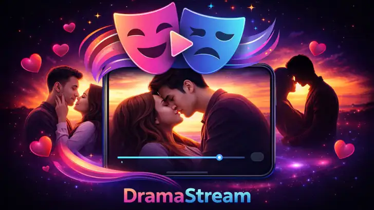 DramaStream Launcher feature graphic