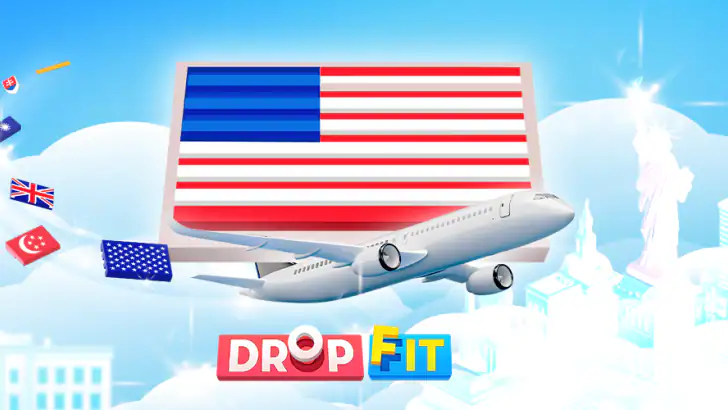 Drop Fit: World Flag Puzzle feature graphic