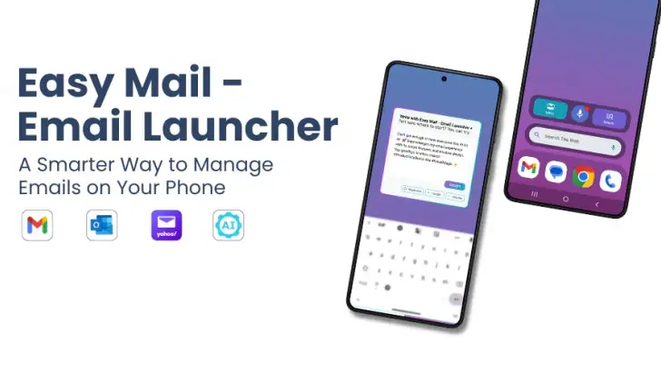 Easy Mail - Email Launcher feature graphic