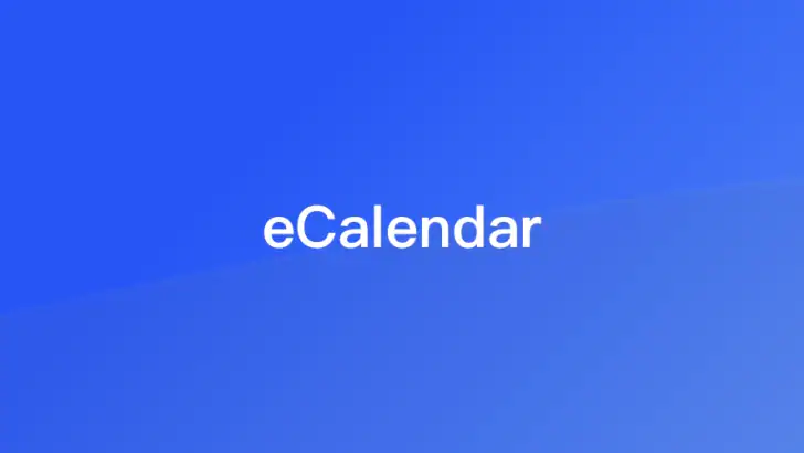eCalendar - Daily Planner feature graphic