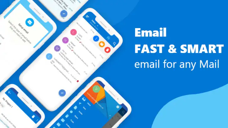Email - Fast and Smart Mail feature graphic