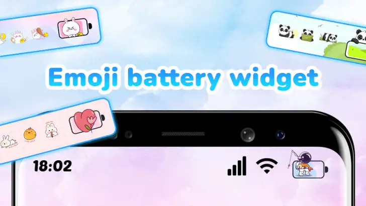 Emoji Battery: Status Bar feature graphic