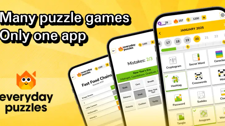Everyday Puzzles: Mini Games feature graphic