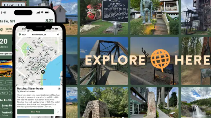 ExploreHere - Roadtrip Guide feature graphic