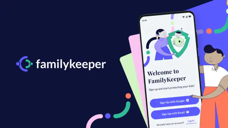 FamilyKeeper Parental Control feature graphic