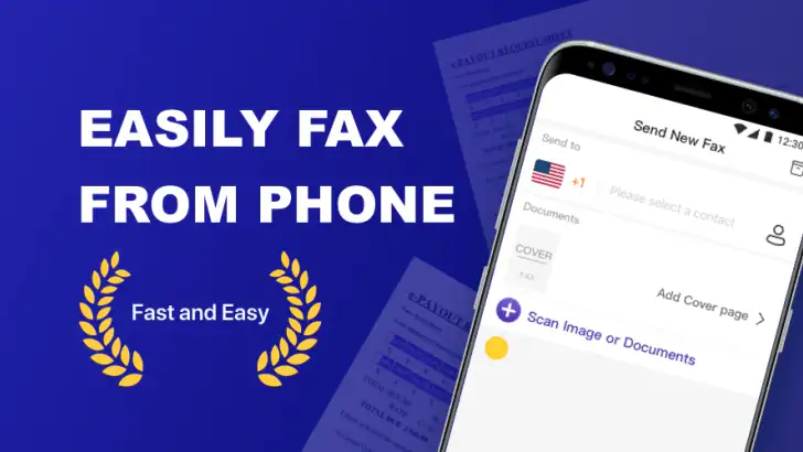 FAX - Send Fax from Phone feature graphic