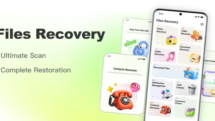 Files Recovery — Photo & Video feature graphic