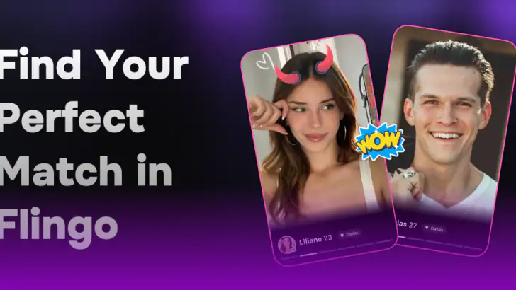 Flingo: Chat, Meet & Flirt feature graphic