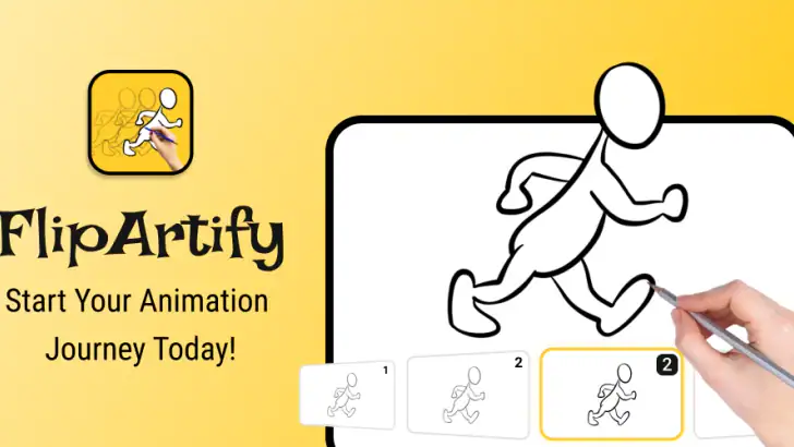 FlipArtify - 2D Draw Animation feature graphic