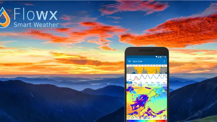 Flowx: Weather Map Forecast feature graphic