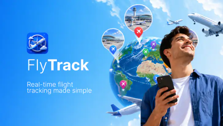 FlyTrack - Flight Tracker feature graphic