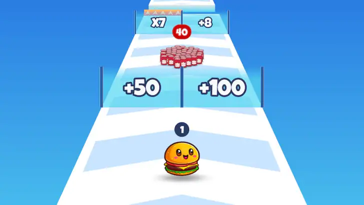 Food Run - Crowd Control Game feature graphic