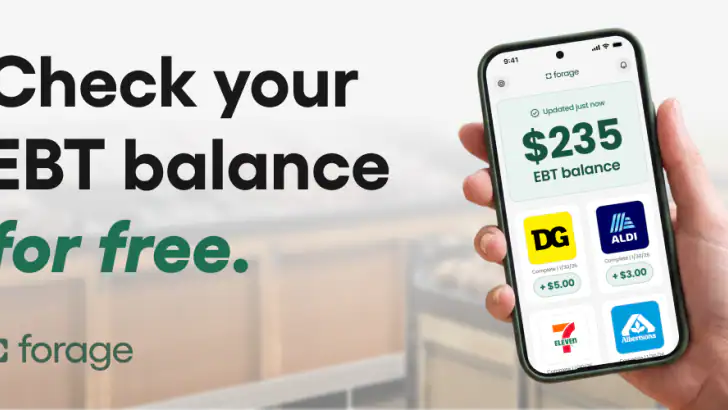 Forage EBT Balance & Rewards feature graphic
