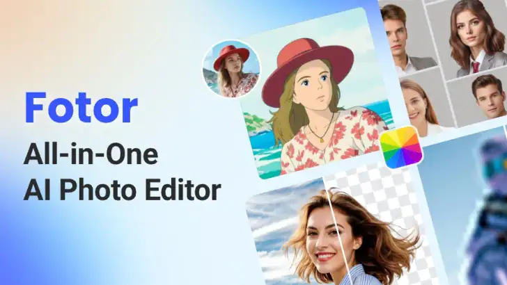 Fotor–AI Photo Editor&Enhancer feature graphic