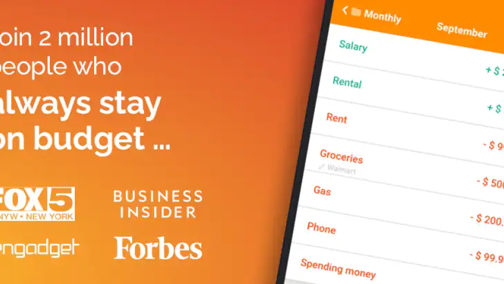 Fudget: Monthly Budget Planner feature graphic