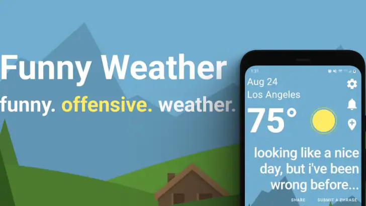 Funny Weather: Rude Forecast feature graphic