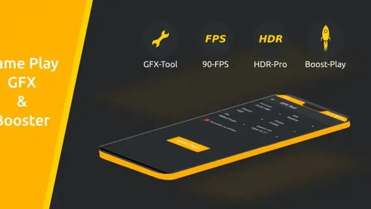 Game booster GFX Fire Fix feature graphic