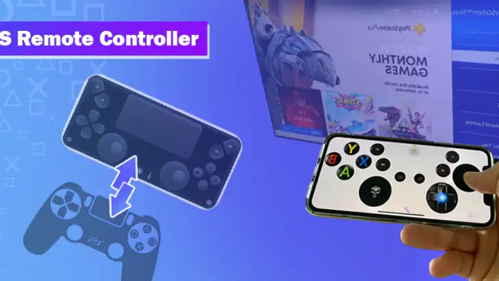 Game Controller for PS5 or PS4 feature graphic