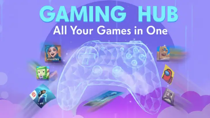 Gaming Hub: Game Launcher App feature graphic