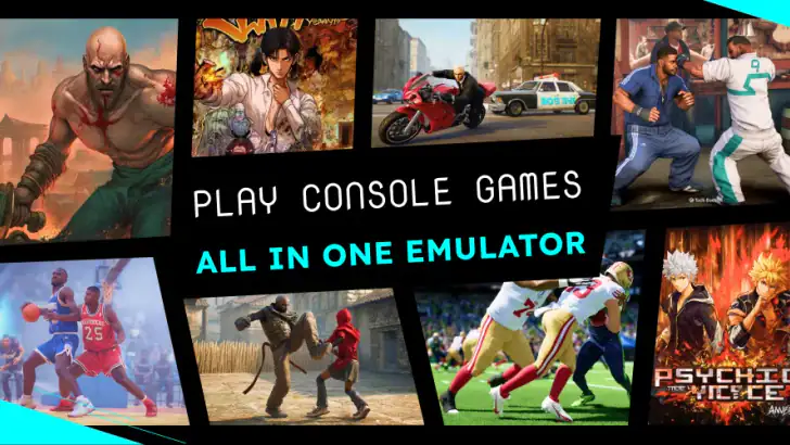 Gamuroid: Retro Game Emulator feature graphic