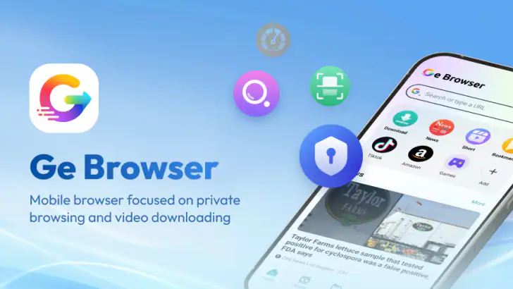 Ge Browser - Safe & Smart feature graphic