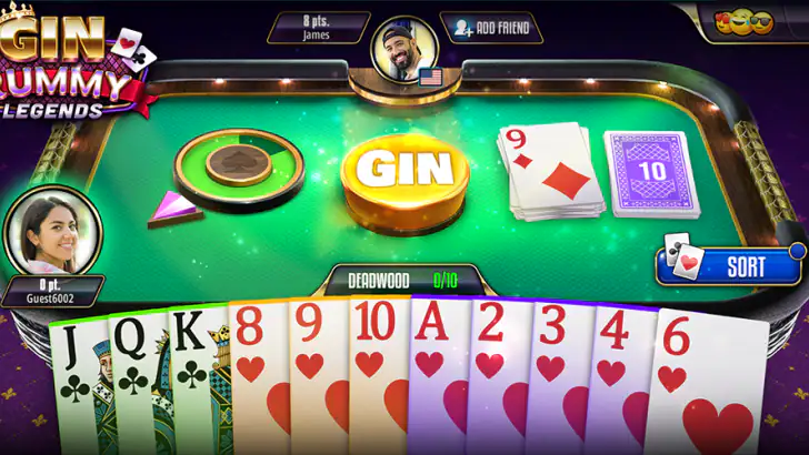Gin Rummy Legends feature graphic