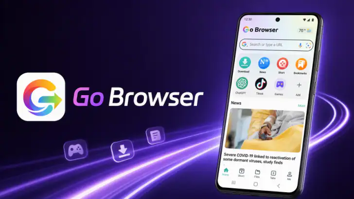 Go Browser - Fast & Safe feature graphic
